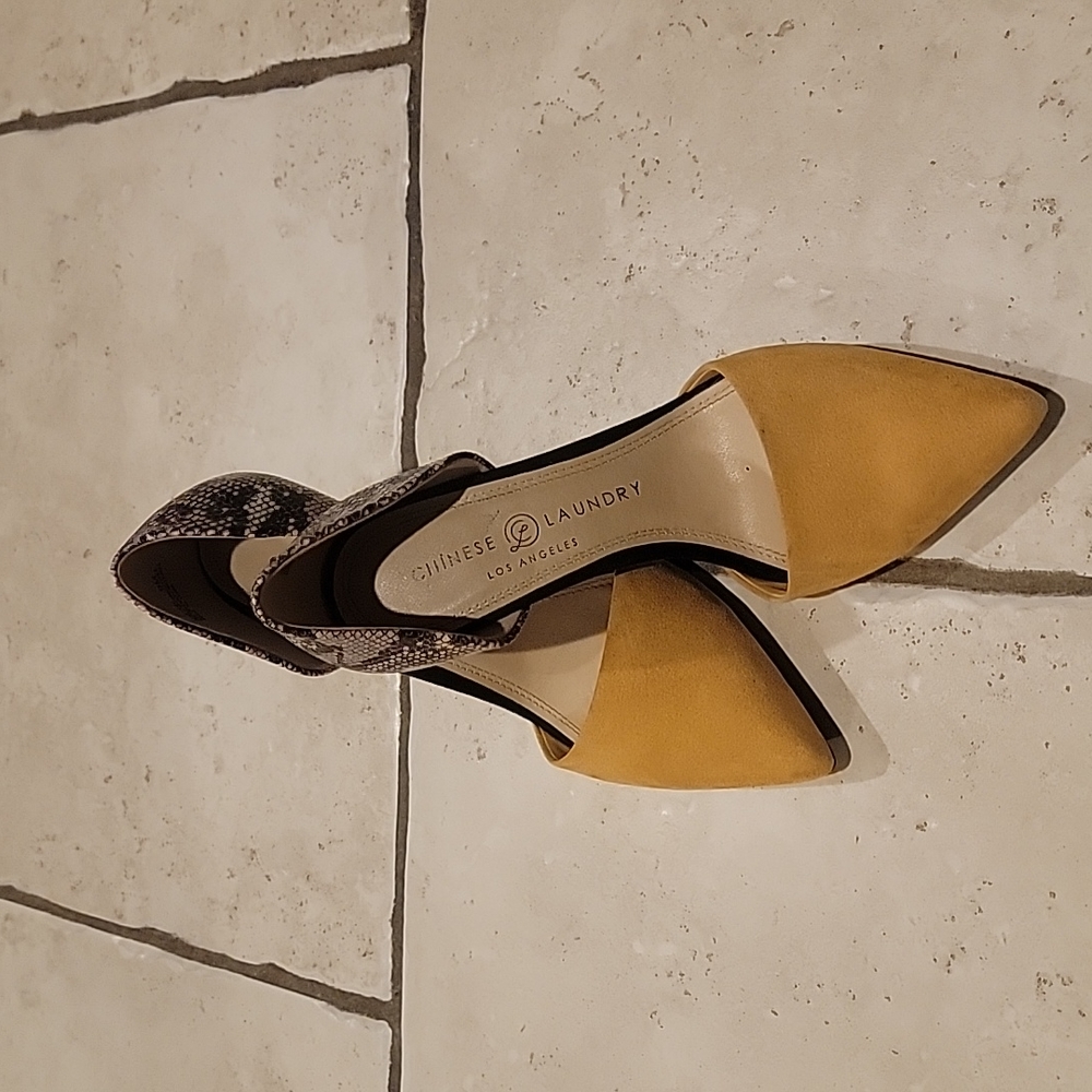 Chinese Laundry Snakeskin Pumps